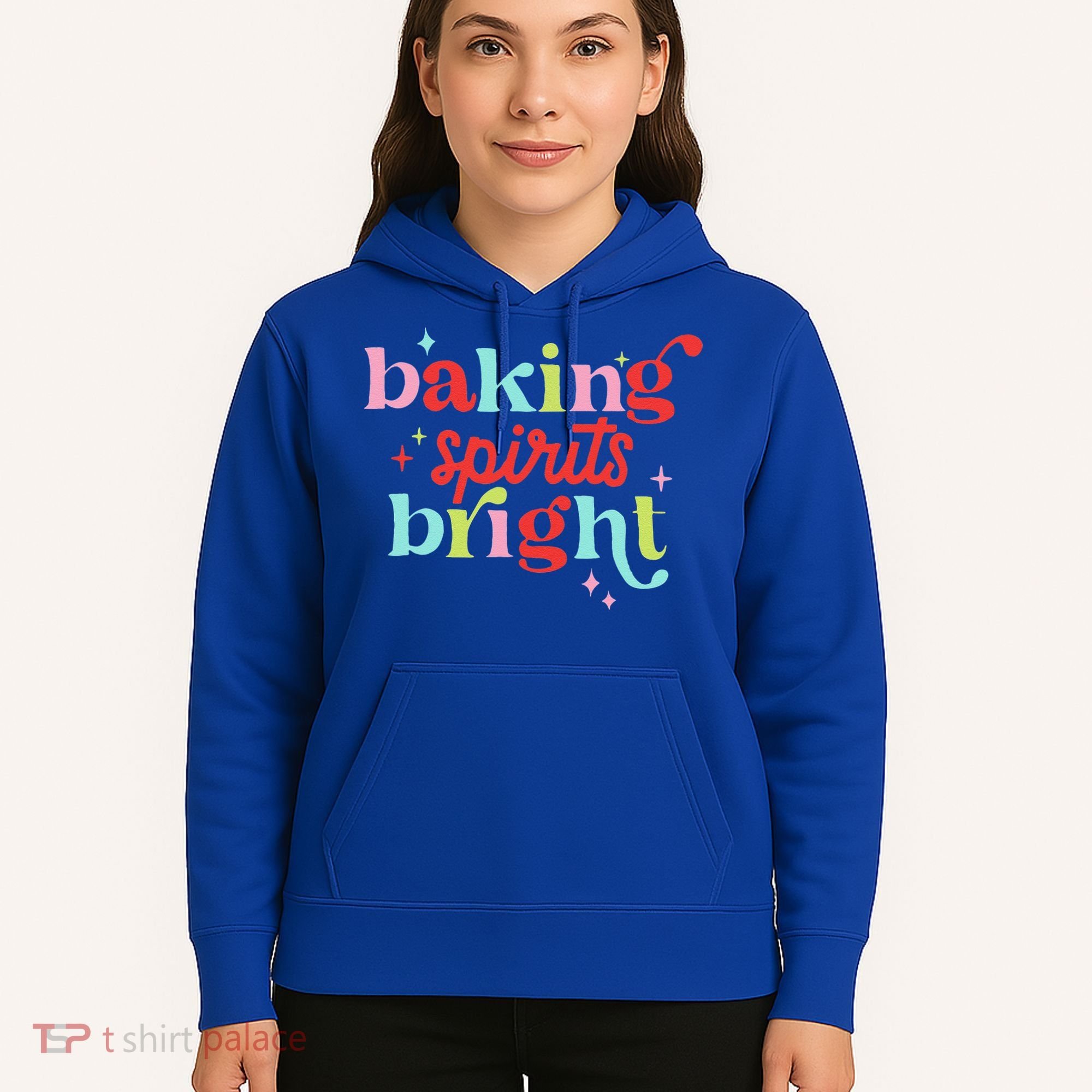 Baking Spirits Bright Christmas Cookie Funny Lovers Hoodie