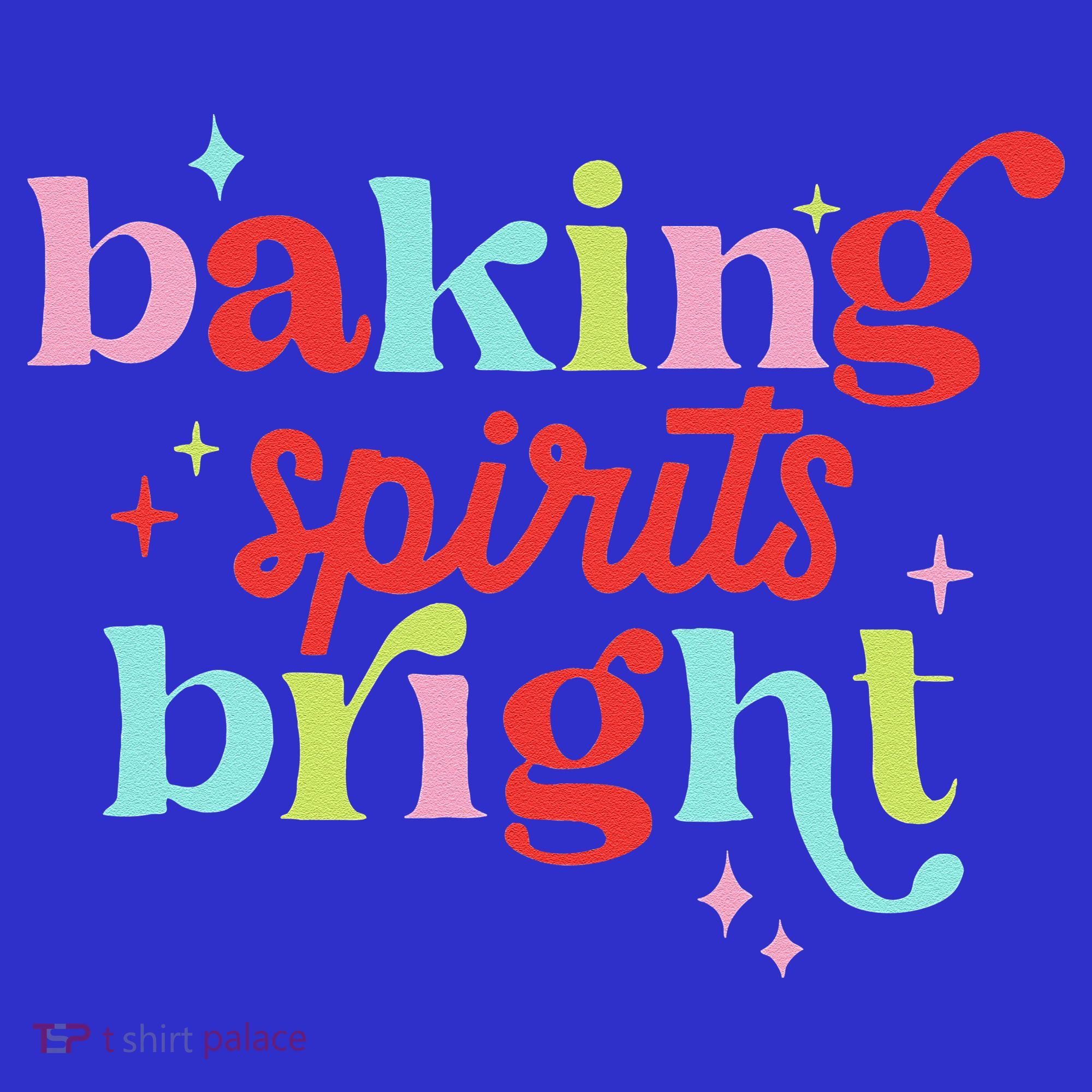 Baking Spirits Bright Christmas Cookie Funny Lovers Apron