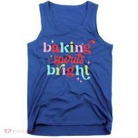 Baking Spirits Bright Christmas Cookie Funny Lovers Tank Top thumb 0