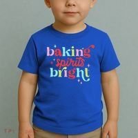Baking Spirits Bright Christmas Cookie Funny Lovers Toddler T-Shirt thumb 2