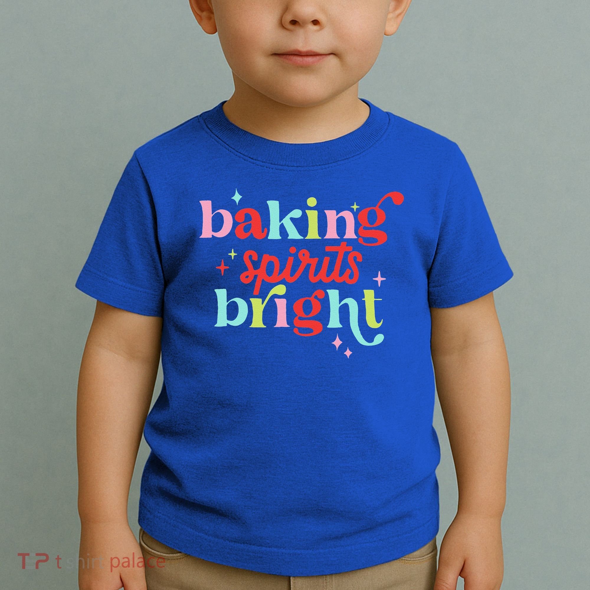 Baking Spirits Bright Christmas Cookie Funny Lovers Toddler T-Shirt