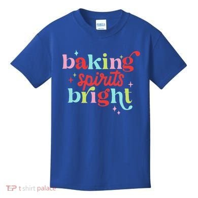 Baking Spirits Bright Christmas Cookie Funny Lovers Kids T-Shirt