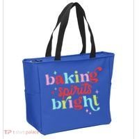 Baking Spirits Bright Christmas Cookie Funny Lovers Tote Bag thumb 2