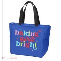 Baking Spirits Bright Christmas Cookie Funny Lovers Tote Bag thumb 3