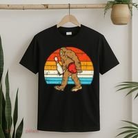 Bigfoot Sasquatch Bowling Retro Bowler Team T-Shirt thumb 2