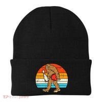 Bigfoot Sasquatch Bowling Retro Bowler Team Beanie thumb 0