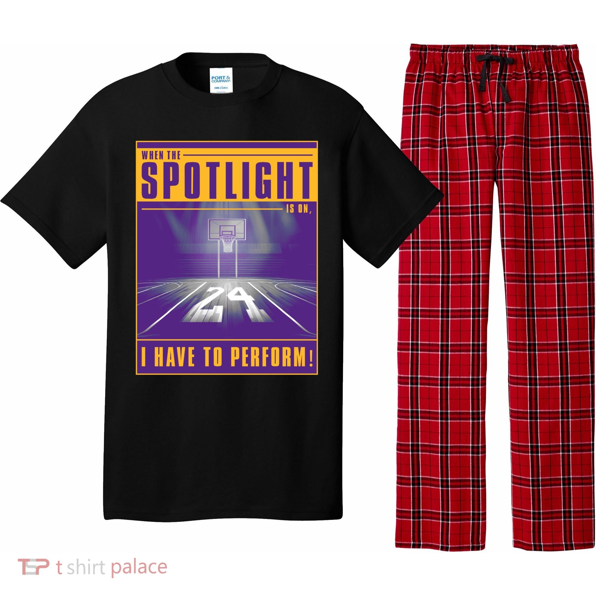 Basketball Spotlight Pajama Set