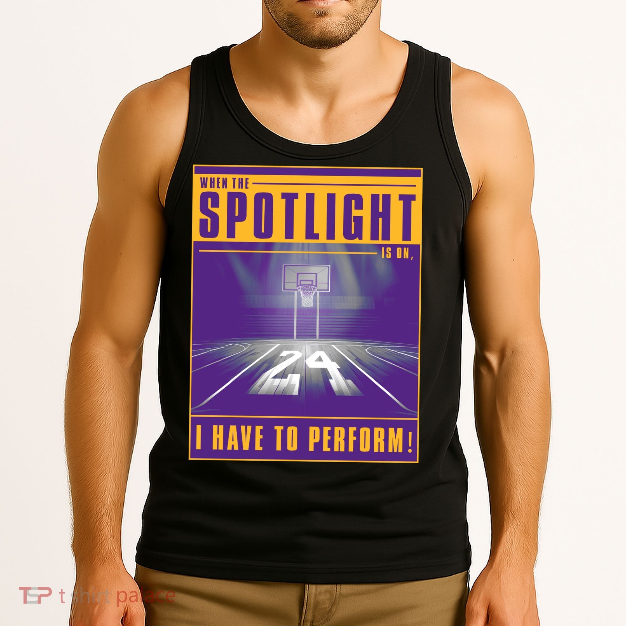 Basketball Spotlight Tank Top
