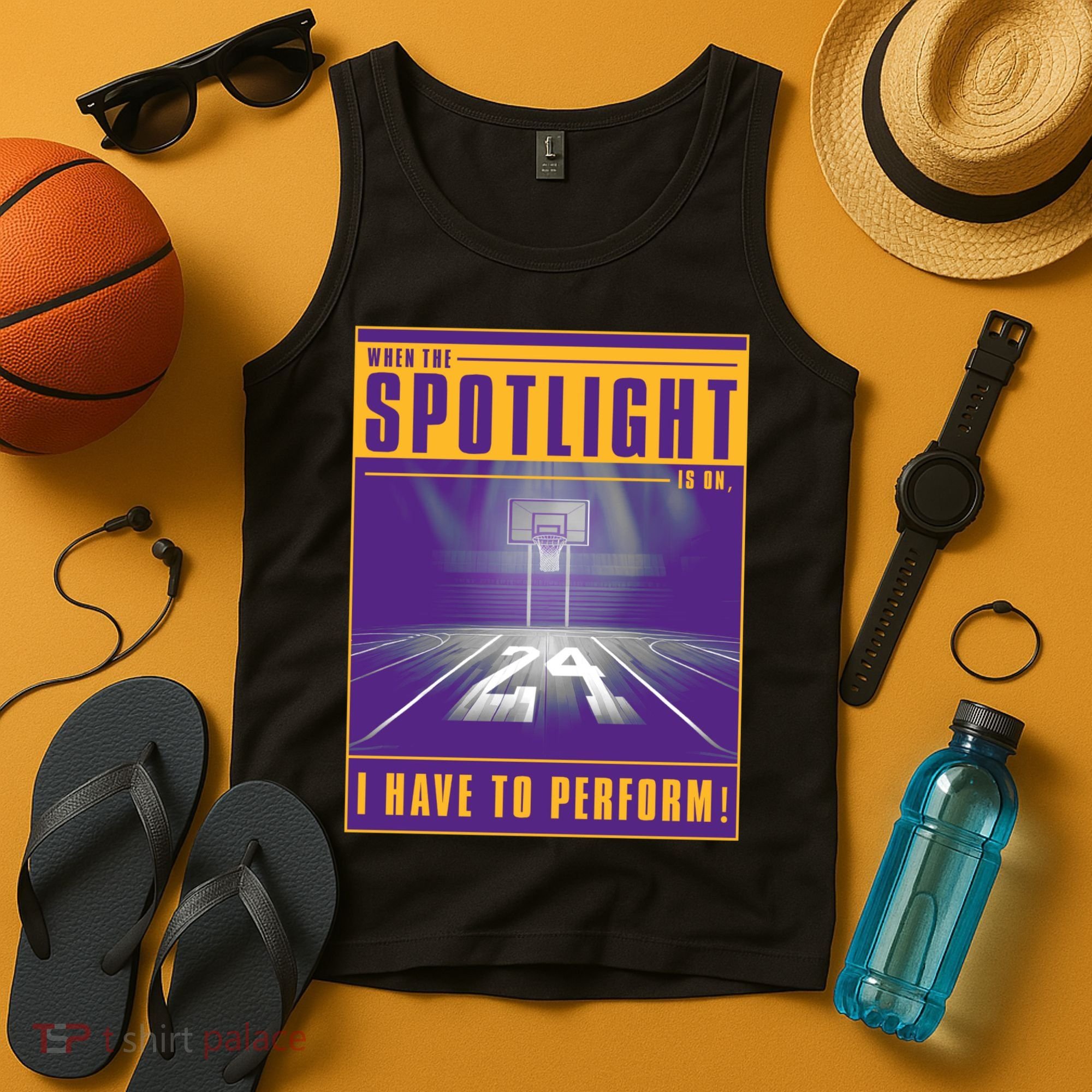 Basketball Spotlight Tank Top