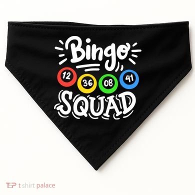 Bingo Squad USA-Made Doggie Bandana