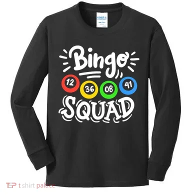 Bingo Squad Kids Long Sleeve Shirt