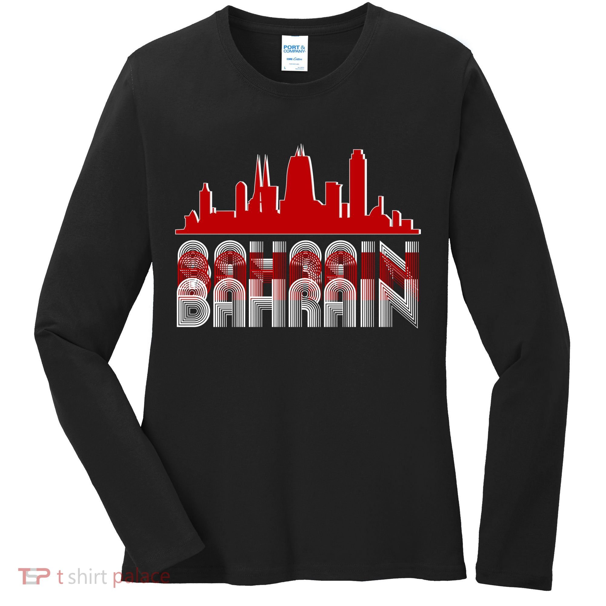 Bahrain Skyline Women's Long Sleeve Shirt