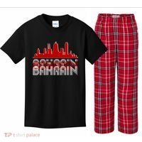Bahrain Skyline Kids Plaid Pajama Set thumb 0
