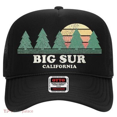 Big Sur Ca Vintage Throwback Retro 70s Design Hat