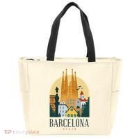 Barcelona Spain Cathedral Spanish City Souvenir Tote Bag thumb 0