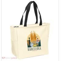 Barcelona Spain Cathedral Spanish City Souvenir Tote Bag thumb 2