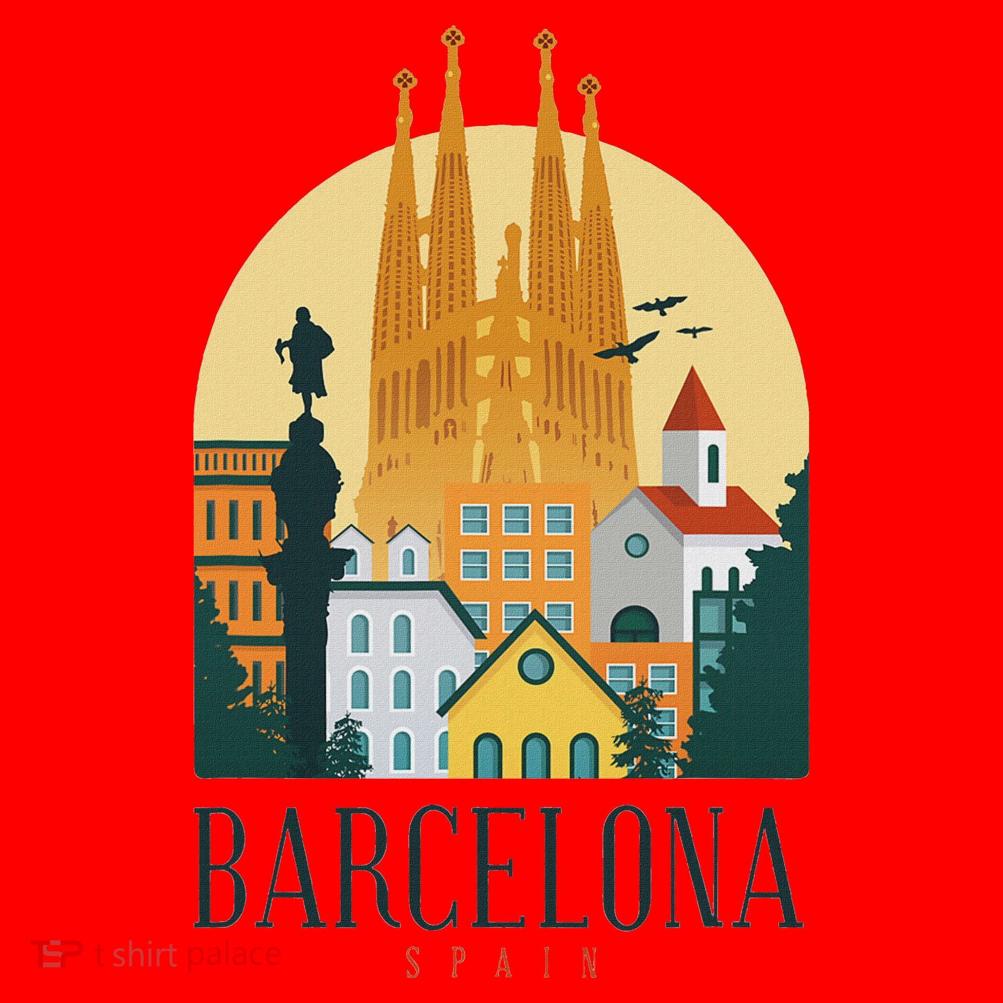 Barcelona Spain Cathedral Spanish City Souvenir Santa Hat