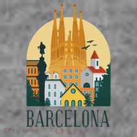 Barcelona Spain Cathedral Spanish City Souvenir Toddler Hoodie thumb 2
