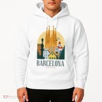 Barcelona Spain Cathedral Spanish City Souvenir Hoodie thumb 2