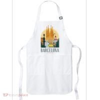 Barcelona Spain Cathedral Spanish City Souvenir Apron thumb 0