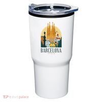 Barcelona Spain Cathedral Spanish City Souvenir Tumbler thumb 0