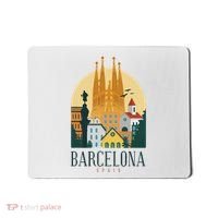 Barcelona Spain Cathedral Spanish City Souvenir Mousepad thumb 0