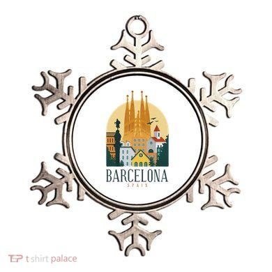 Barcelona Spain Cathedral Spanish City Souvenir Ornament