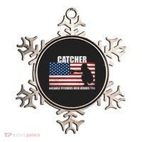 Baseball Softball Catcher because Pitchers need Heros too Ornament thumb 0