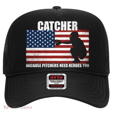 Baseball Softball Catcher because Pitchers need Heros too Hat