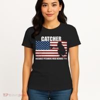 Baseball Softball Catcher because Pitchers need Heros too Women's T-Shirt thumb 4