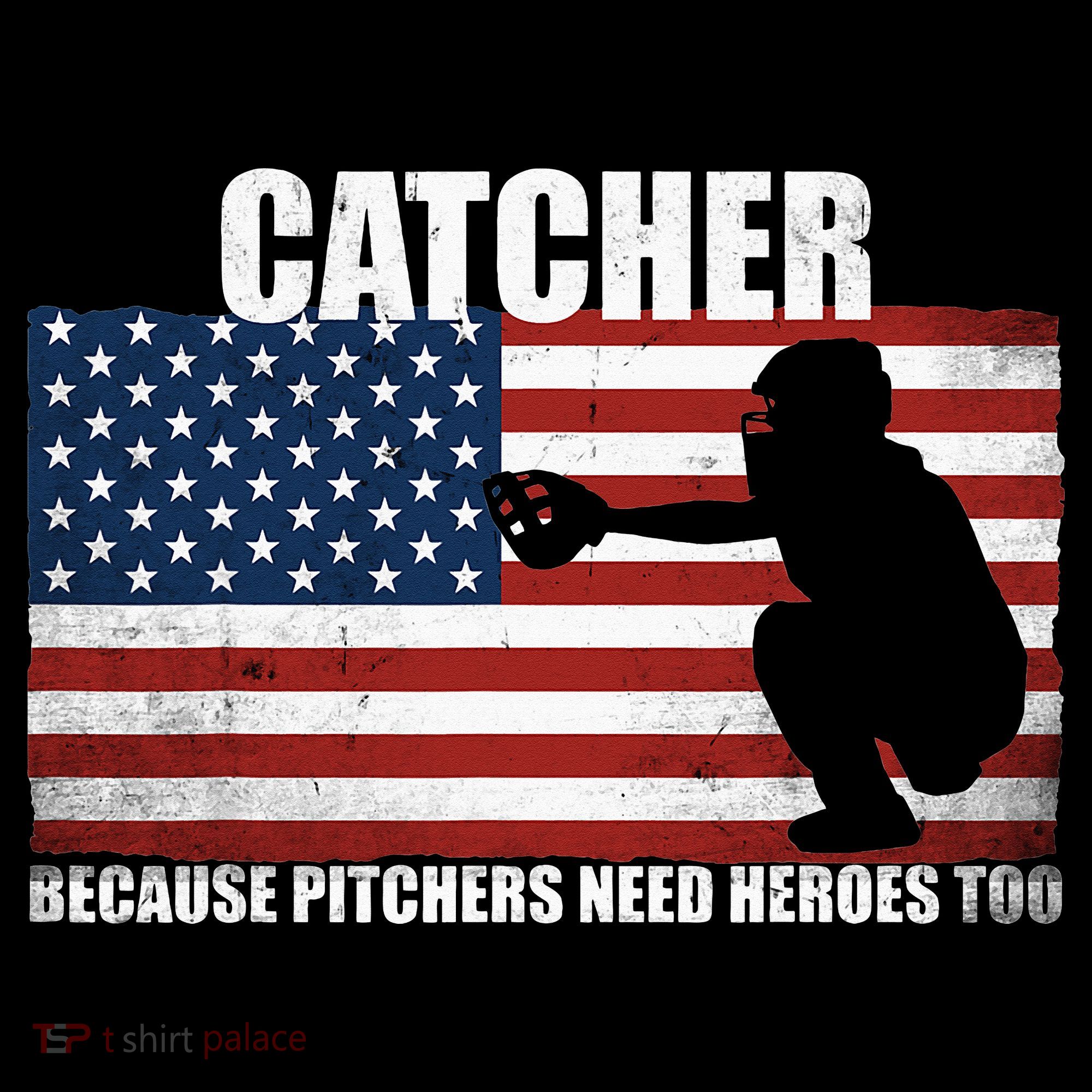Baseball Softball Catcher because Pitchers need Heros too Kids Long Sleeve Shirt
