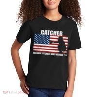 Baseball Softball Catcher because Pitchers need Heros too Kids T-Shirt thumb 2