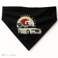 Bippu Style Car Japanese Car Culture USA-Made Doggie Bandana thumb 0