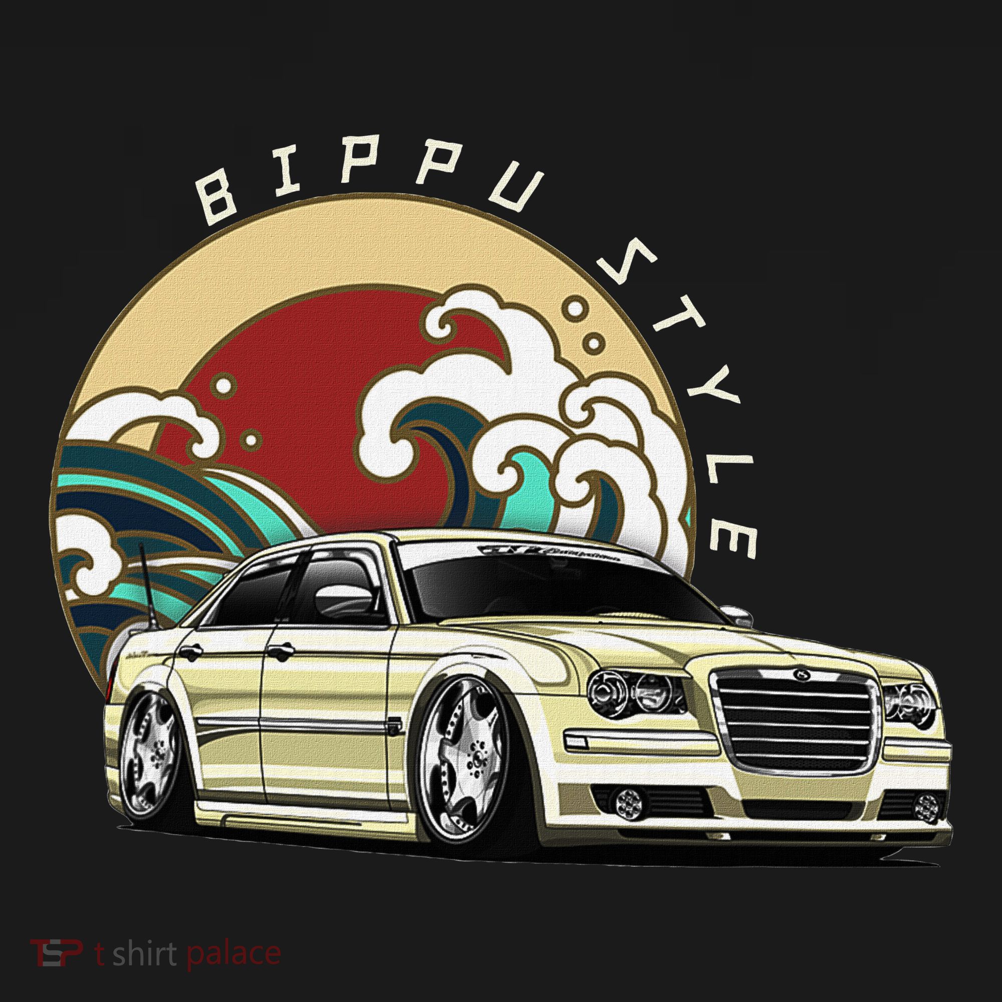 Bippu Style Car Japanese Car Culture Women's Hoodie