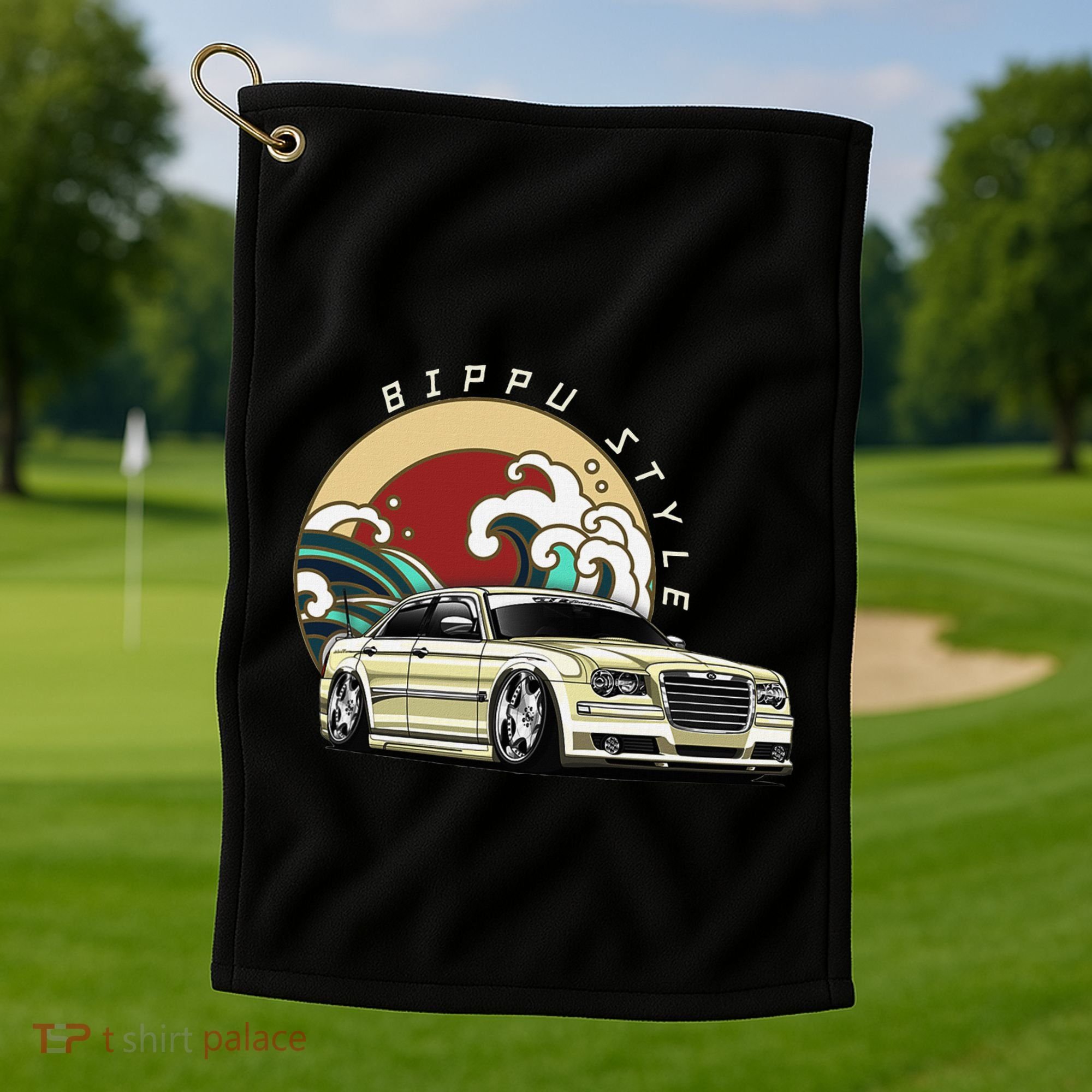 Bippu Style Car Japanese Car Culture Golf Towel