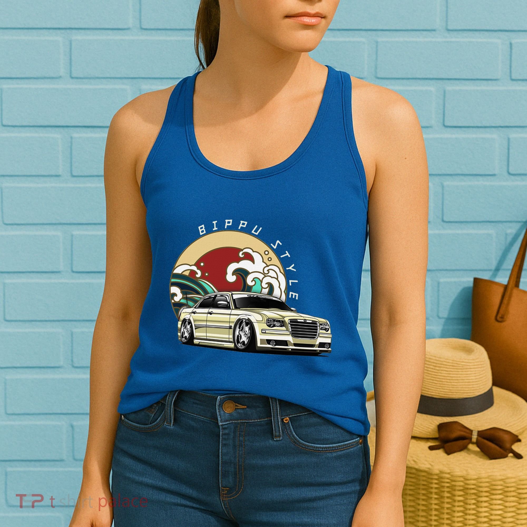 Bippu Style Car Japanese Car Culture Women's Tank Top