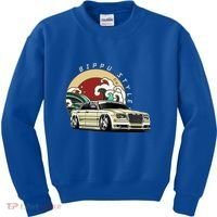 Bippu Style Car Japanese Car Culture Kids Sweatshirt thumb 0