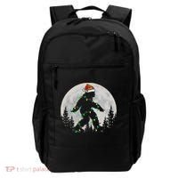 Bigfoot Santa Christmas Tree Lights Xmas Sasquatch Backpack thumb 0