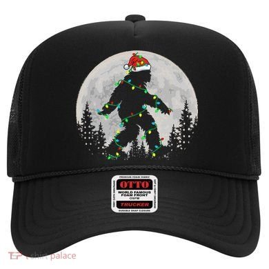 Bigfoot Santa Christmas Tree Lights Xmas Sasquatch Hat