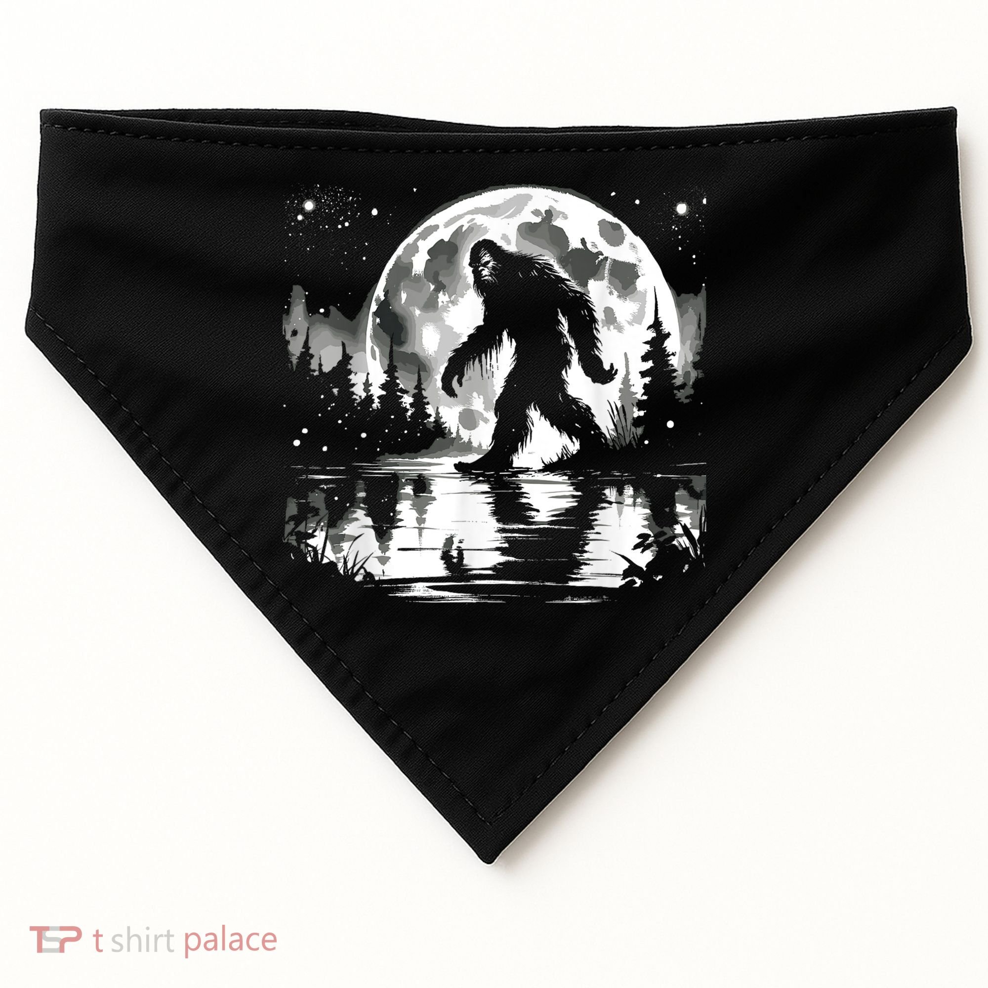 Bigfoot Sasquatch Cool Bigfoot USA-Made Doggie Bandana