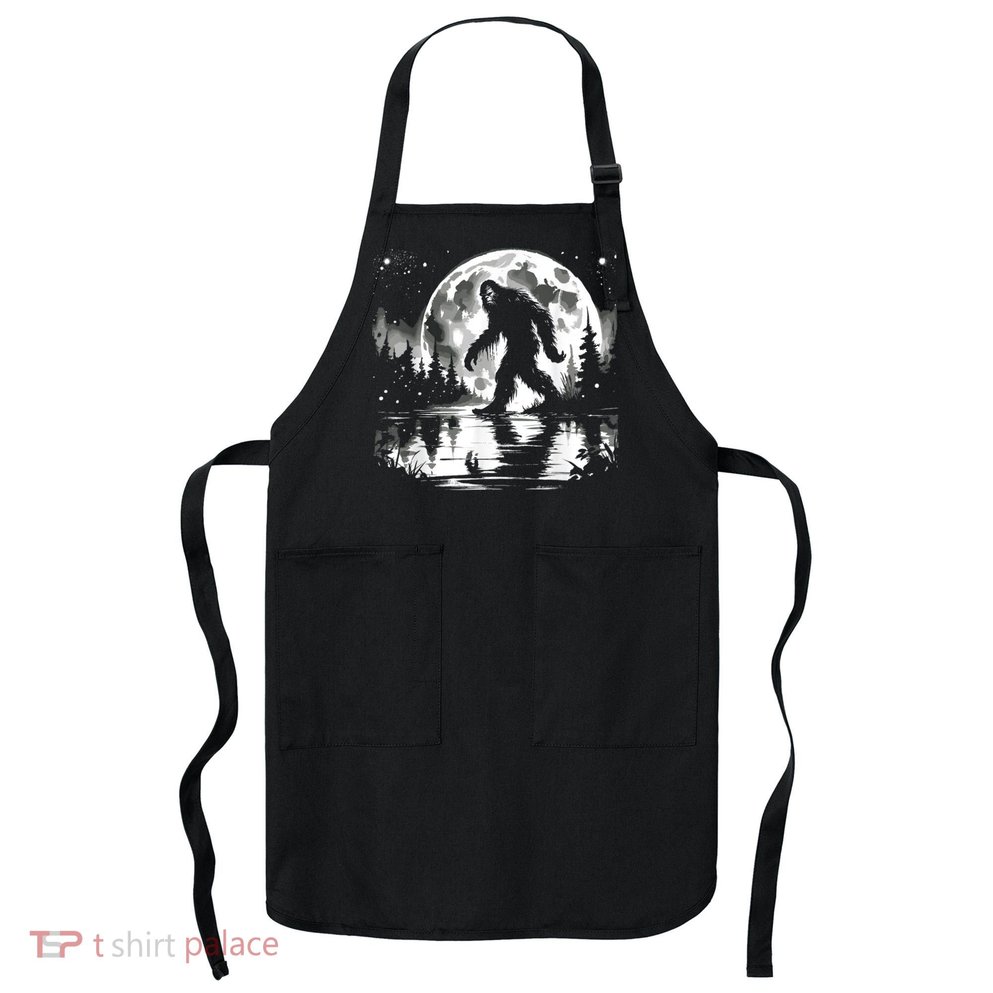 Bigfoot Sasquatch Cool Bigfoot Apron