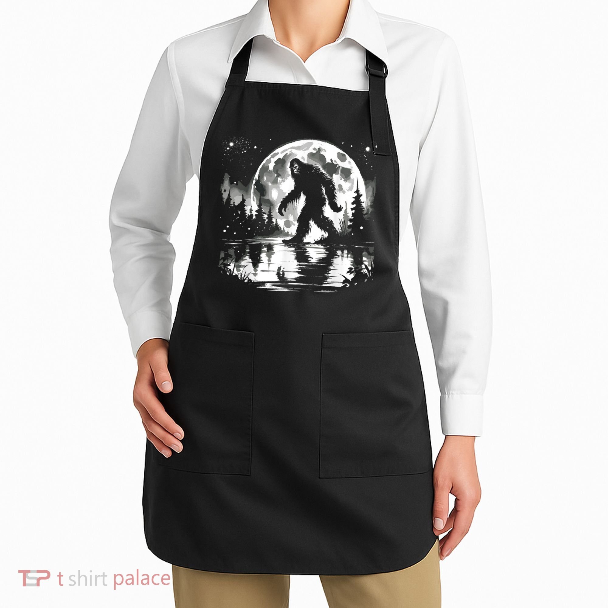 Bigfoot Sasquatch Cool Bigfoot Apron