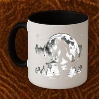 Bigfoot Sasquatch Cool Bigfoot Coffee Mug thumb 2