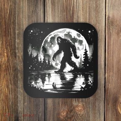 Bigfoot Sasquatch Cool Bigfoot Coaster
