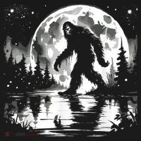 Bigfoot Sasquatch Cool Bigfoot Polo thumb 3