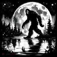 Bigfoot Sasquatch Cool Bigfoot Toddler Hoodie thumb 2