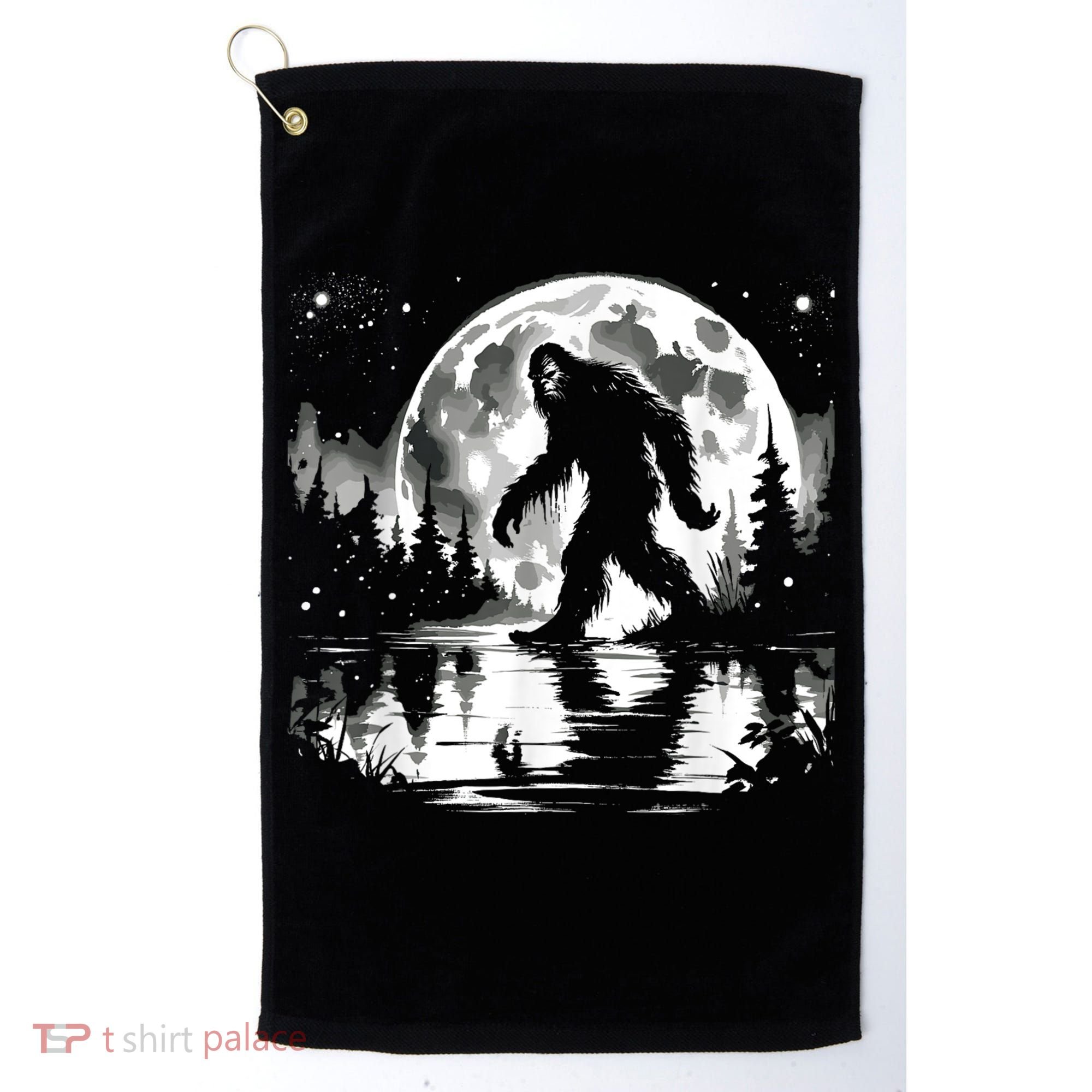 Bigfoot Sasquatch Cool Bigfoot Golf Towel