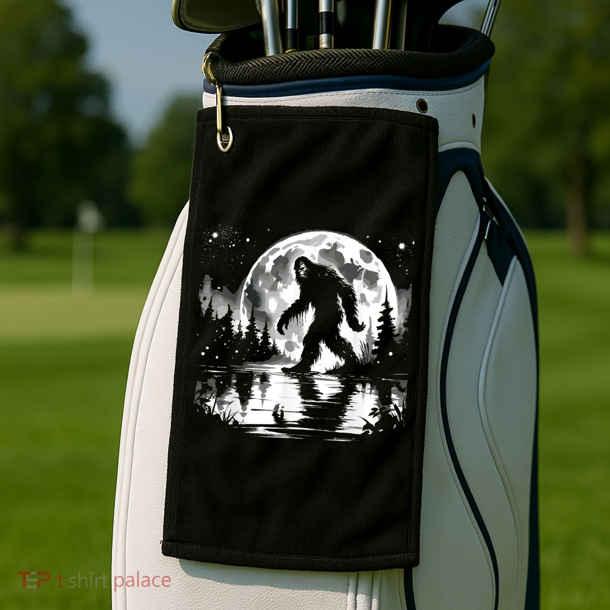 Bigfoot Sasquatch Cool Bigfoot Golf Towel