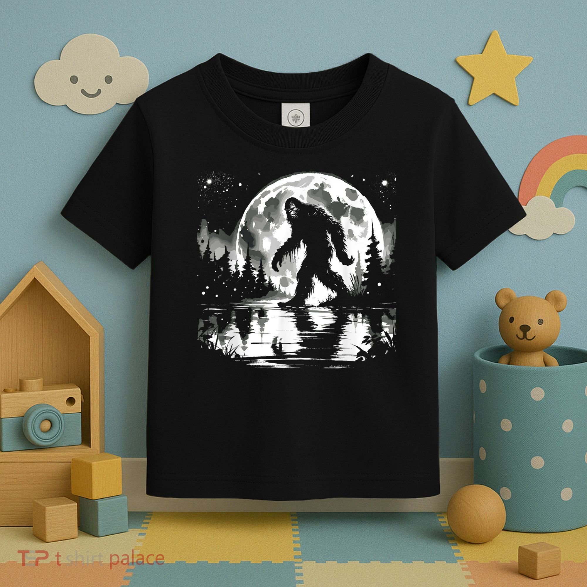 Bigfoot Sasquatch Cool Bigfoot Toddler T-Shirt