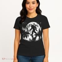 Bigfoot Sasquatch Cool Bigfoot Women's T-Shirt thumb 4